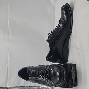 Hatemoglu (Turkey) black lace up oxford